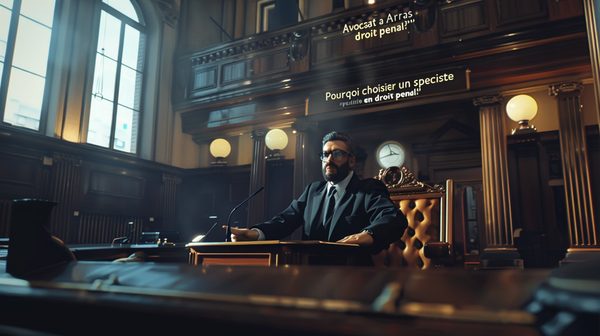 Avocat à arras : pourquoi choisir un spécialiste en droit pénal ?